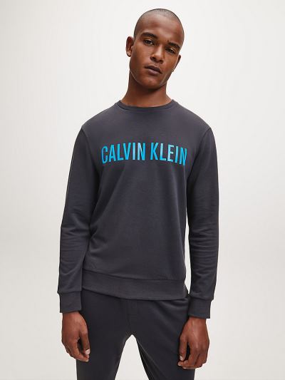 Calvin Klein Ruhák HU588313 | Calvin Klein Intense Power Lounge Férfi Pulóver Sötét Szürke